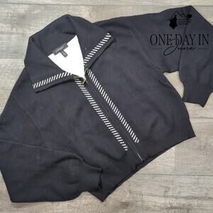 Ellen Tracy Full Zip Sweatshirt Size XL